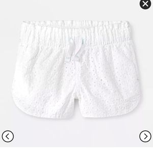 Cat & Jack Toddler White Eyelet Shorts